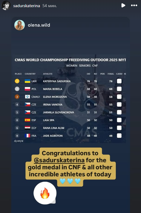 Фото: instagram.com/stories/sadurskaterina